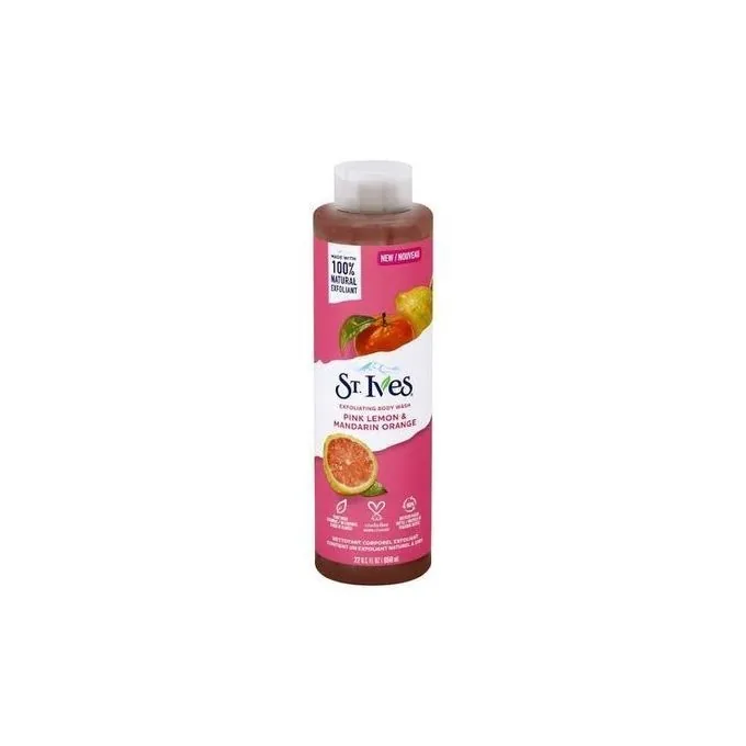 St. Ives Exfoliating (Pink Lemon & Mandarin) Body Wash 650ml
