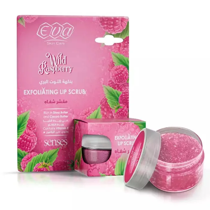 Eva Wild Raspberry Lip Scrub