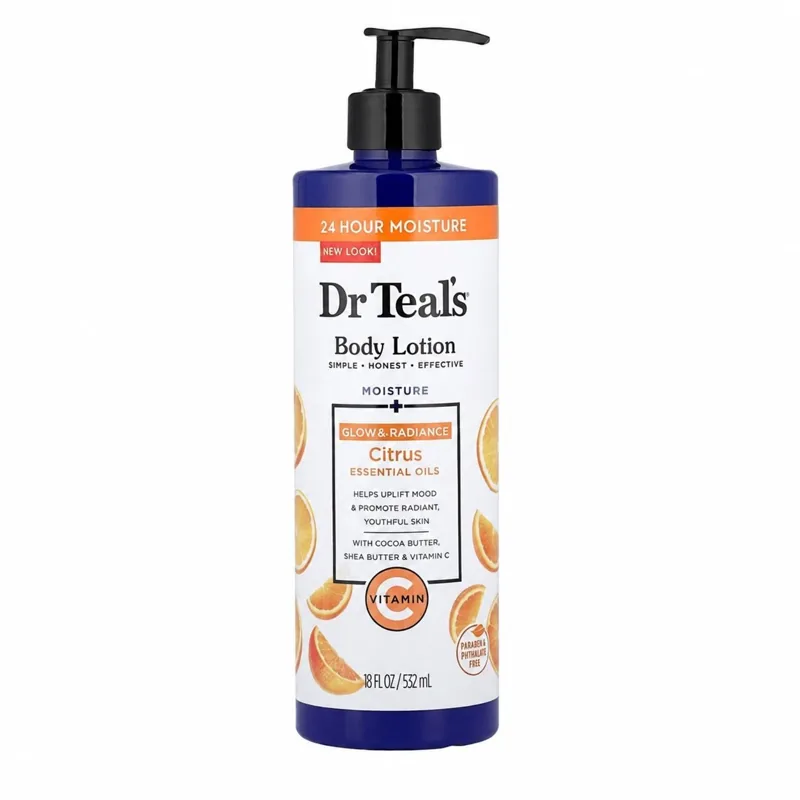 Dr Teal's Vitamin C & Citrus Body Lotion with Essential Oil 532ml