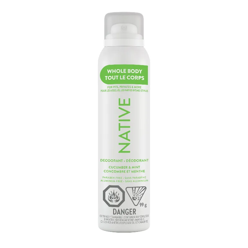 Native Deodorant & Body Spray Cucumber & Mint 99g